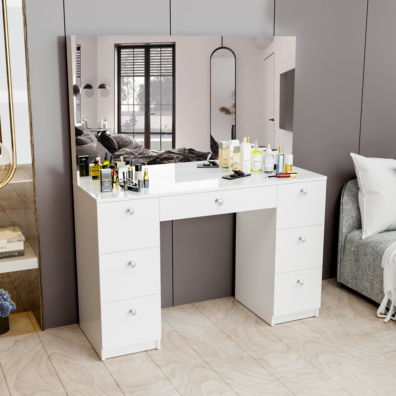 Ebern Designs Gesche Vanity & Reviews Wayfair